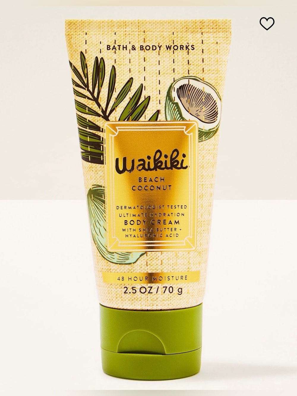 Bath & Body Works Waikiki Beach Coconut Body Cream